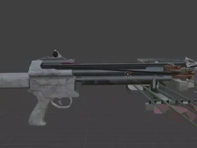 weapon crossbow Low-poly 3D model