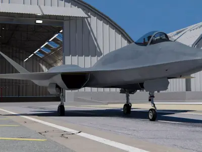 Northrop YF-23 3D model