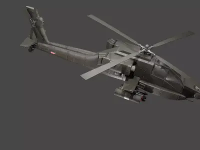 Attack Helicopter 3D model by efg12718