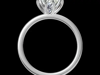 Wedding Ring  3D print model 94