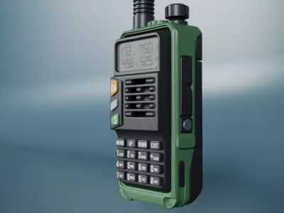 Walki Talki  Low-poly 3D model