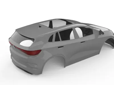 volkswagen id 4 2020 3D print model
