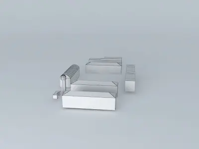 Artillery Barracks Free 3D model