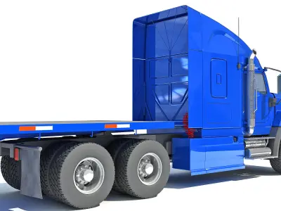 Blue Truck 3D model