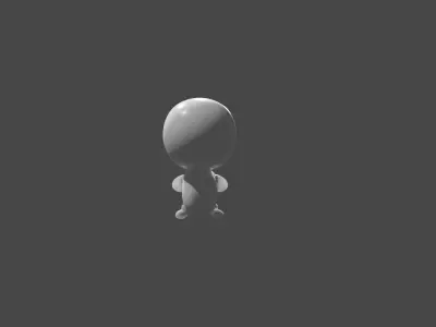 Anti Venom chibi 3D model