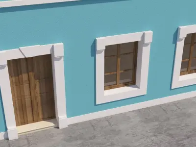 Mexican House 3D model 5