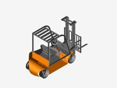 Empilhadeira Tipo2 Free 3D model
