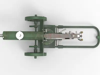 Soviet Maxim machine gun model 3D model