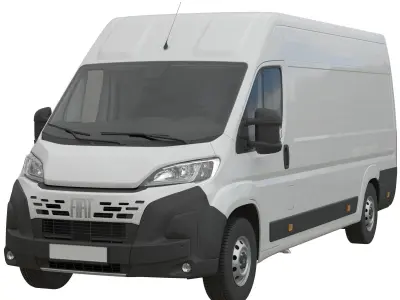 2024 FIAT DUCATO L4H2 Detailed interior 3D model