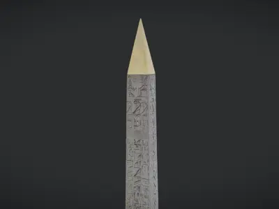 Luxor Obelisk Paris - photogrammetry scan 3D model