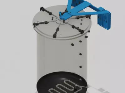 Autoclave Sterilizer CAD Model 3D model