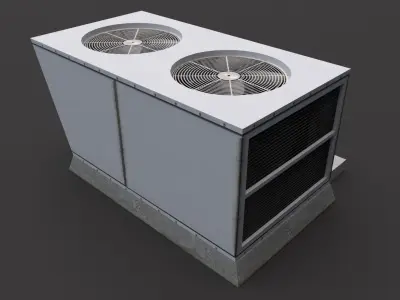 Air Conditioner Rooftop 02 3D model