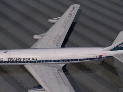 Boeing 720 3D model