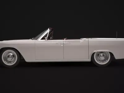 Lincoln Continental Convetible 1962 3D model