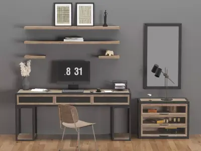 Office And Drawer 3D model