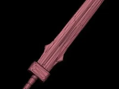 SWORD Free low-poly 3D model 16