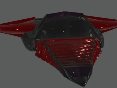 space ship Free 3D model purchase