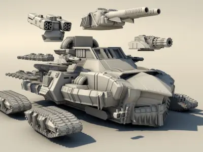 Legendary tank 3D print model purchase