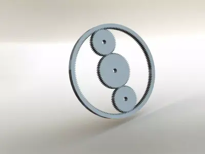 Epicyclic Gear Free 3D model