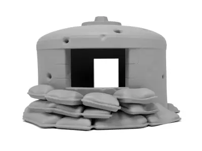 Bunker 3D print model