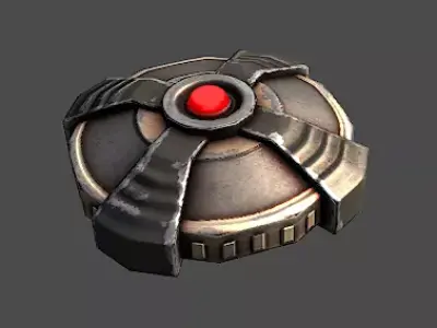 Mine Game-Ready Low-poly 3D model