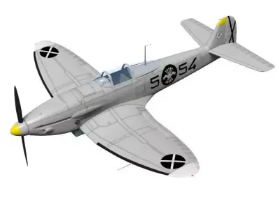 Heinkel He112 B-0 3D model
