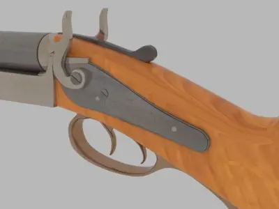 Antique Rifle 3D model