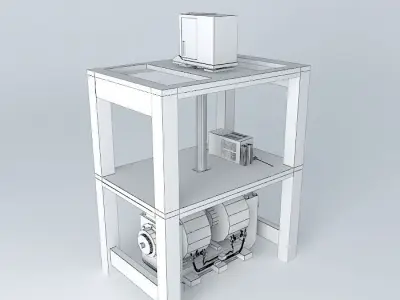Gouy with power supply and scale Free 3D model