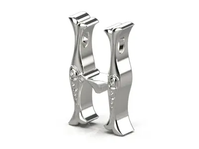 Alphabet Latin H 3D print model purchase