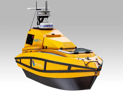 C-Worker 4 Autonomous Surface Vehicle ASV Type 2 PBR 3D model