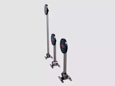 Shooting target Low-poly 3D model buy