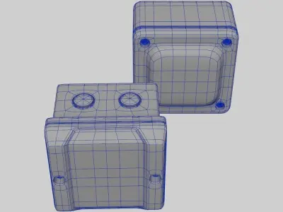 Electrical Boxes - Set of 2 3D model