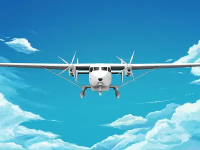 PZL M28 Skytruck 3D model