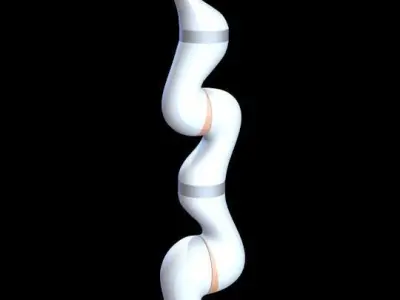 lightweight industrial robot arms   3D model