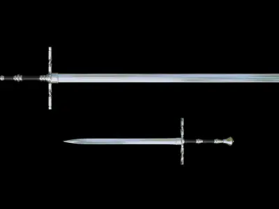 Swords and Knife Pack 16 Models Low-poly 3D model