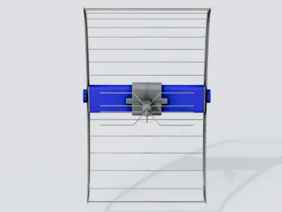 Antenna 08 Low-poly 3D model