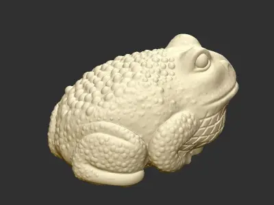 a toad frog 3D print model