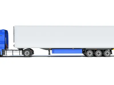 Refrigerator Truck 3D model