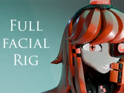 Mimi sentry in the style of Oni Animations Free 3D model