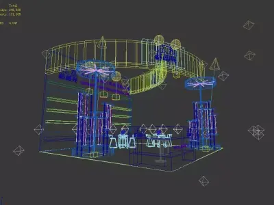 Exhibition - Area -6X6-3DMAX2009-41 3D model
