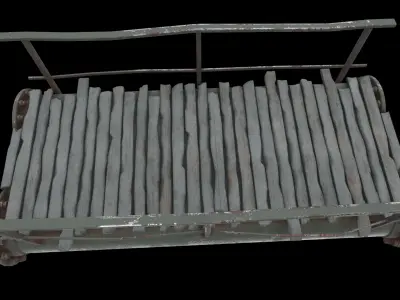 pipe raft  3D model