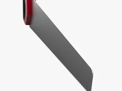 Hand Saw 3D model 5