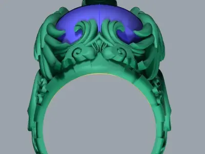 Nhan Nam Phuong Hoang - The Phoenix Ring 3D print model