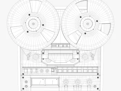 Tape Recorder 3D model