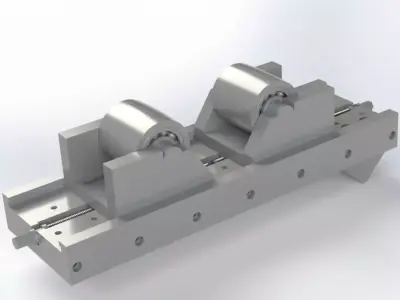 Supporting lunette 3D model