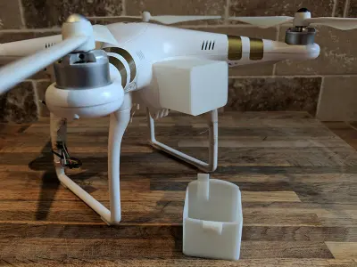 DJI Phantom Bigger battery door 3D model