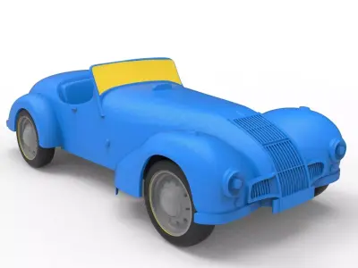 Allard K1 1946 Classic Car 3D print model