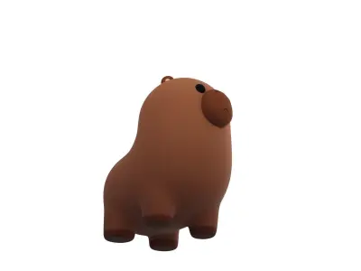 Capybara Character 3D model