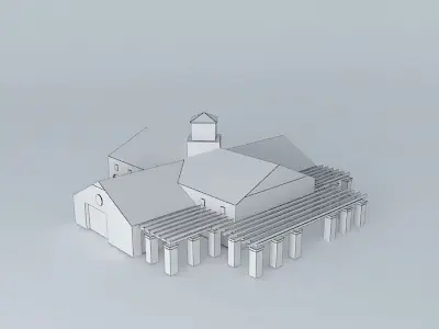 Victorville Transportation Centre Free 3D model