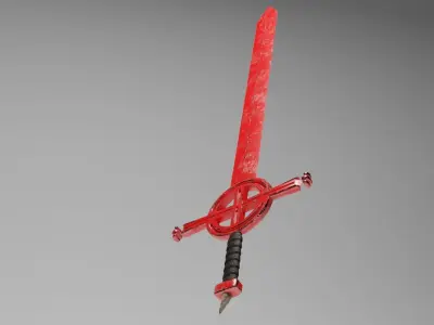 Finn s Sword Low-poly 3D model